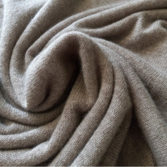 J. Crew Cashmere Wool Poncho In Heather Birch Tan OS Quiet Luxury - Picture 13 of 15